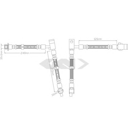 Photo Brake Hose SPIDAN 339675