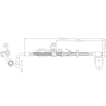 Photo Flexible de frein SPIDAN 340537