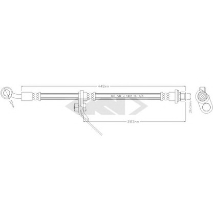 Photo Brake Hose SPIDAN 339287