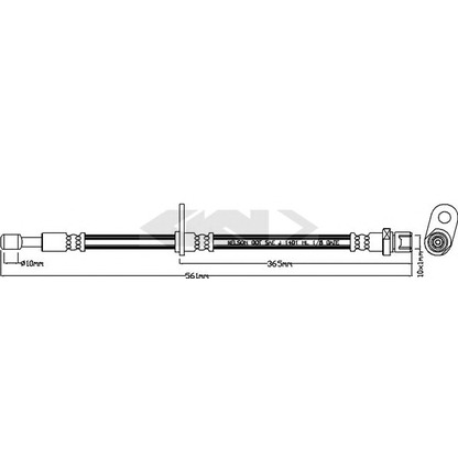 Foto Tubo flexible de frenos SPIDAN 339407