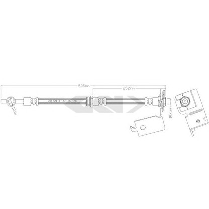 Photo Brake Hose SPIDAN 339987