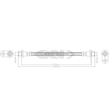 Photo Brake Hose SPIDAN 340312