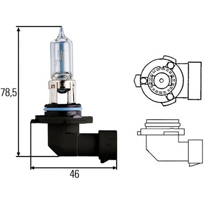 Photo Bulb, spotlight HELLA 8GH005635121