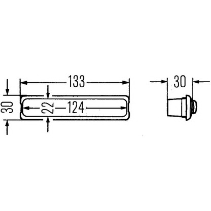 Photo Interior Light; Interior Light HELLA 2JA001357002