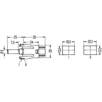 Foto Interruptor, contacto de puerta HELLA 6ZF004229011