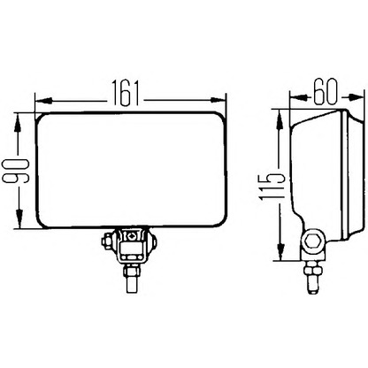 Photo Fog Light HELLA 1NB005860001