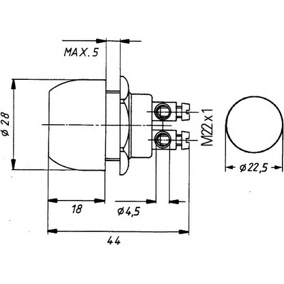 Photo Switch HELLA 6JF001571151