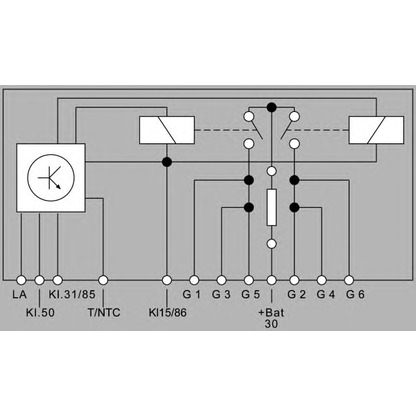 Foto Centralina, Tempo incandescenza HELLA 4RV008188071