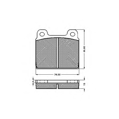 Photo Brake Pad Set, disc brake SPIDAN 30004