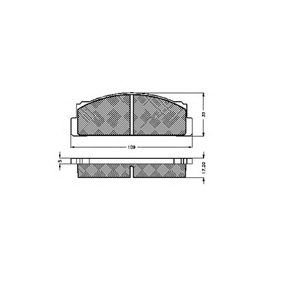 Photo Kit de plaquettes de frein, frein à disque SPIDAN 30013