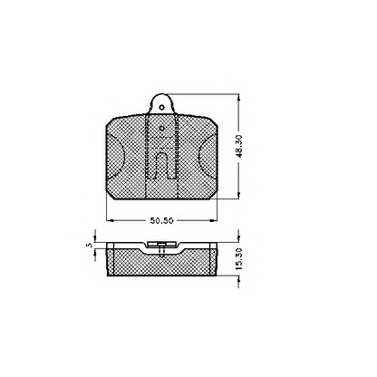 Photo Kit de plaquettes de frein, frein à disque SPIDAN 30030