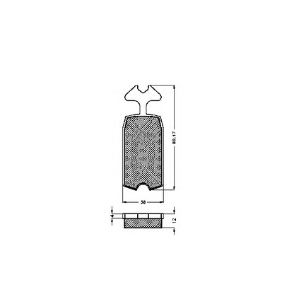 Photo Kit de plaquettes de frein, frein à disque SPIDAN 30031