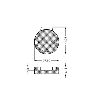 Фото Комплект тормозных колодок, дисковый тормоз SPIDAN 30060
