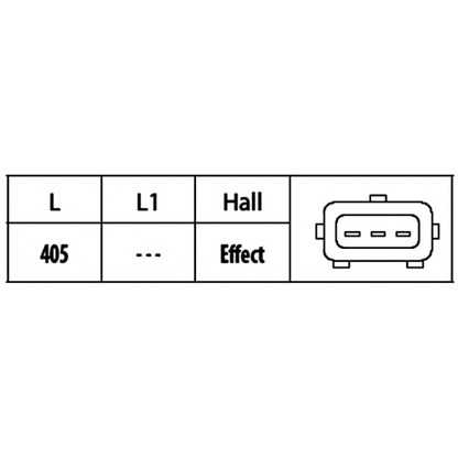 Foto Sensor, posición arbol de levas HELLA 6PU009121871