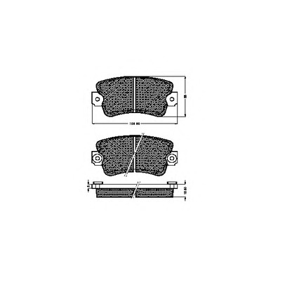 Фото Комплект тормозных колодок, дисковый тормоз SPIDAN 30111