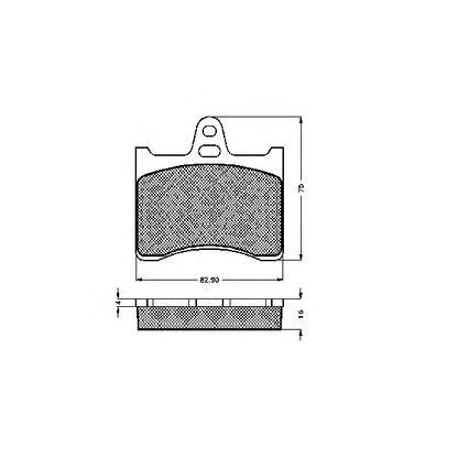 Photo Brake Pad Set, disc brake SPIDAN 30120