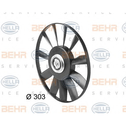 Photo Fan Wheel, engine cooling HELLA 8EW009144561