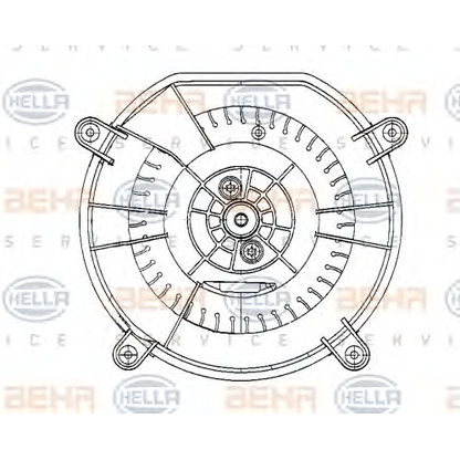 Фото Вентилятор салона HELLA 8EW009159601