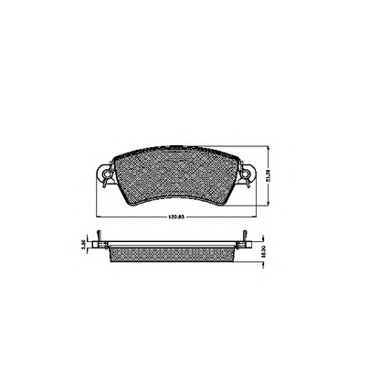 Photo Kit de plaquettes de frein, frein à disque SPIDAN 30610