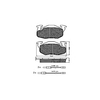 Foto Bremsbelagsatz, Scheibenbremse SPIDAN 30974