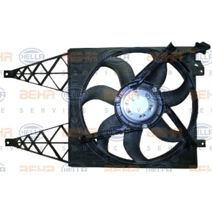 Photo Ventilateur, refroidissement du moteur HELLA 8EW351032091