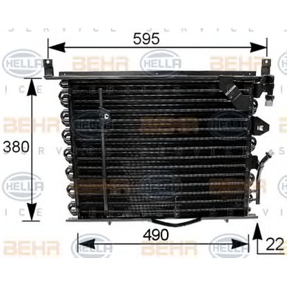 Foto Kondensator, Klimaanlage HELLA 8FC351035161