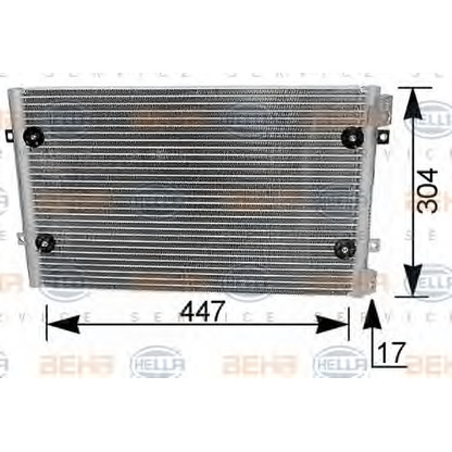 Foto Kondensator, Klimaanlage HELLA 8FC351036271