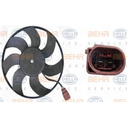 Photo Electric Motor, radiator fan HELLA 8EW351039201