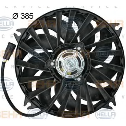 Photo Fan, radiator HELLA 8EW351043721