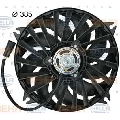 Photo Ventilateur, refroidissement du moteur HELLA 8EW351043731