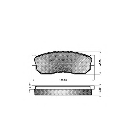 Photo Brake Pad Set, disc brake SPIDAN 31162