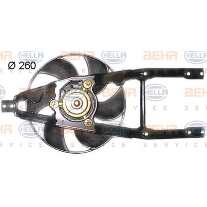 Photo Ventilateur, refroidissement du moteur HELLA 8EW351044081