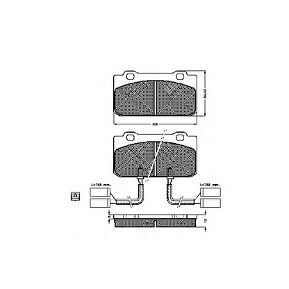 Photo Brake Pad Set, disc brake SPIDAN 31278