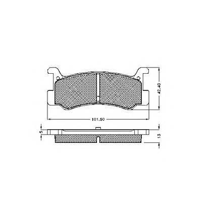 Photo Kit de plaquettes de frein, frein à disque SPIDAN 31291