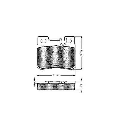 Photo Kit de plaquettes de frein, frein à disque SPIDAN 31761