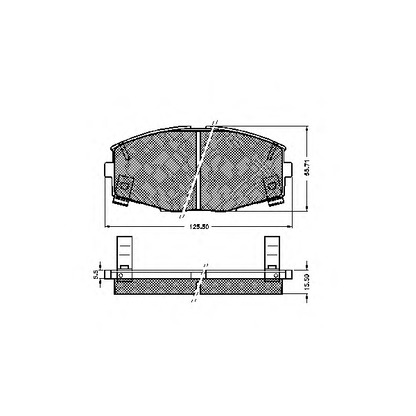 Photo Brake Pad Set, disc brake SPIDAN 31904