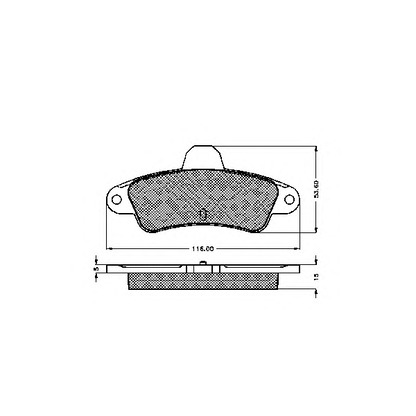 Photo Brake Pad Set, disc brake SPIDAN 32059