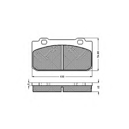 Photo Brake Pad Set, disc brake SPIDAN 32076