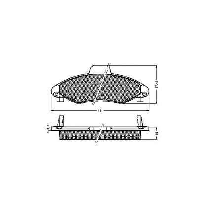 Photo Kit de plaquettes de frein, frein à disque SPIDAN 32310