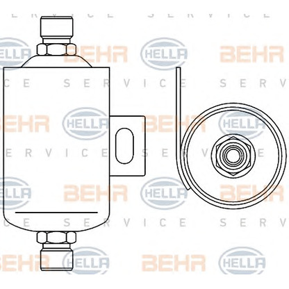 Foto Essiccatore, Climatizzatore HELLA 8FT351192491