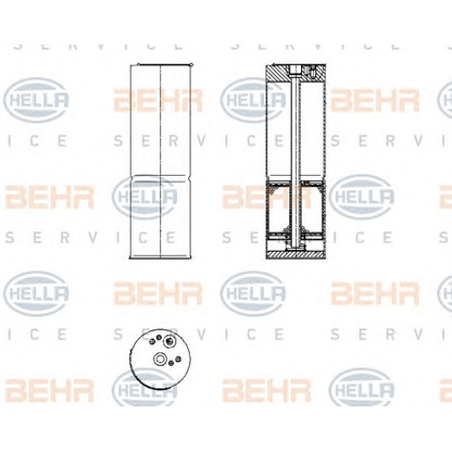 Foto Essiccatore, Climatizzatore HELLA 8FT351196581