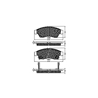 Foto Juego de pastillas de freno SPIDAN 32426