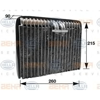 Zdjęcie Parownik, klimatyzacja HELLA 8FV351210591