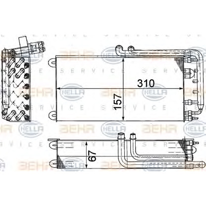 Foto Verdampfer, Klimaanlage HELLA 8FV351210791