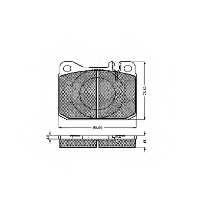 Foto Bremsbelagsatz, Scheibenbremse SPIDAN 32567