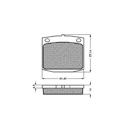 Photo Brake Pad Set, disc brake SPIDAN 32606