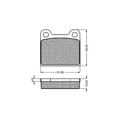 Photo Kit de plaquettes de frein, frein à disque SPIDAN 32626