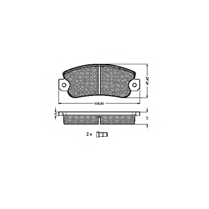 Photo Brake Pad Set, disc brake SPIDAN 32644