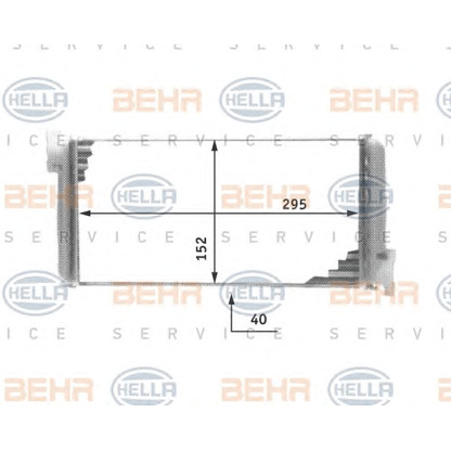 Foto Wärmetauscher, Innenraumheizung HELLA 8FH351311591