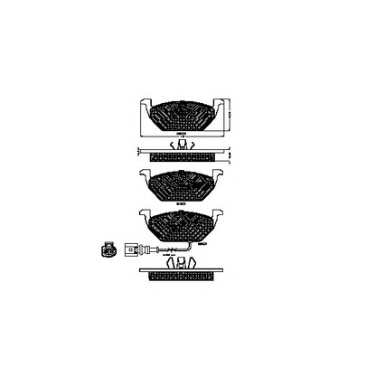 Photo Brake Pad Set, disc brake SPIDAN 32736